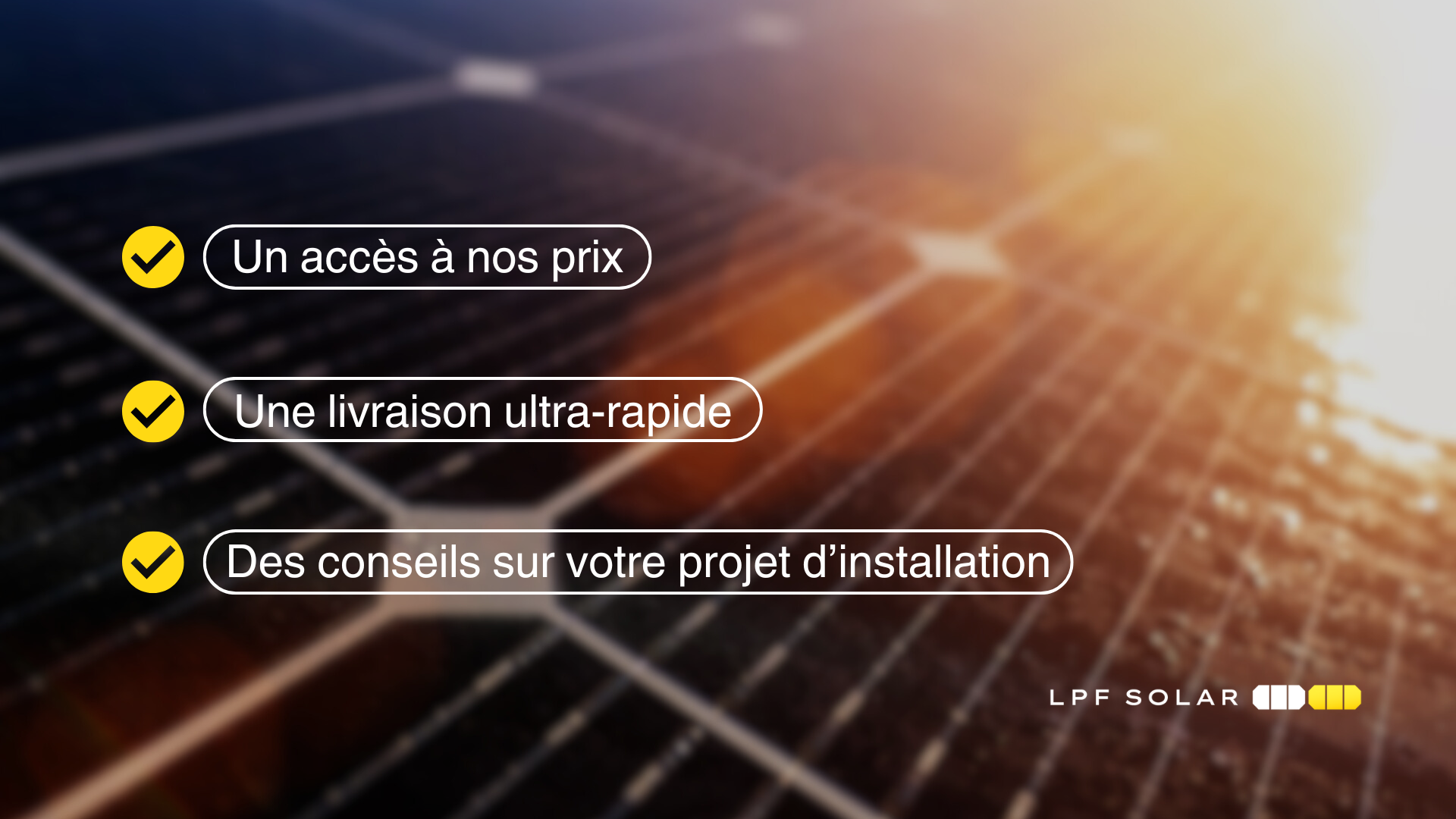 les avantages d'un compte PRO LPF Solar