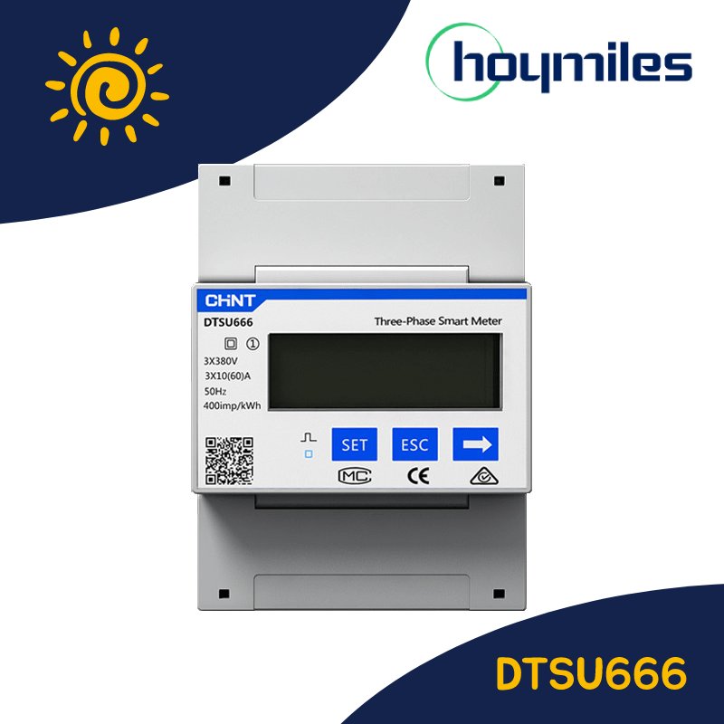 Compteur analyseur DTSU666+3*100A CT