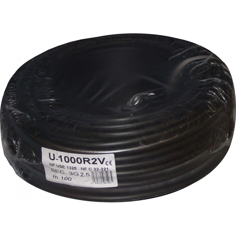 Câble U 1000 R2V 3G2,5mm2  (100m)