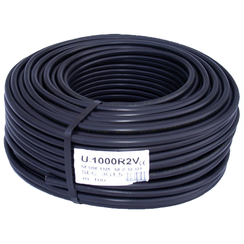 Câble U 1000 R2V 3G1,5mm2  (100m)